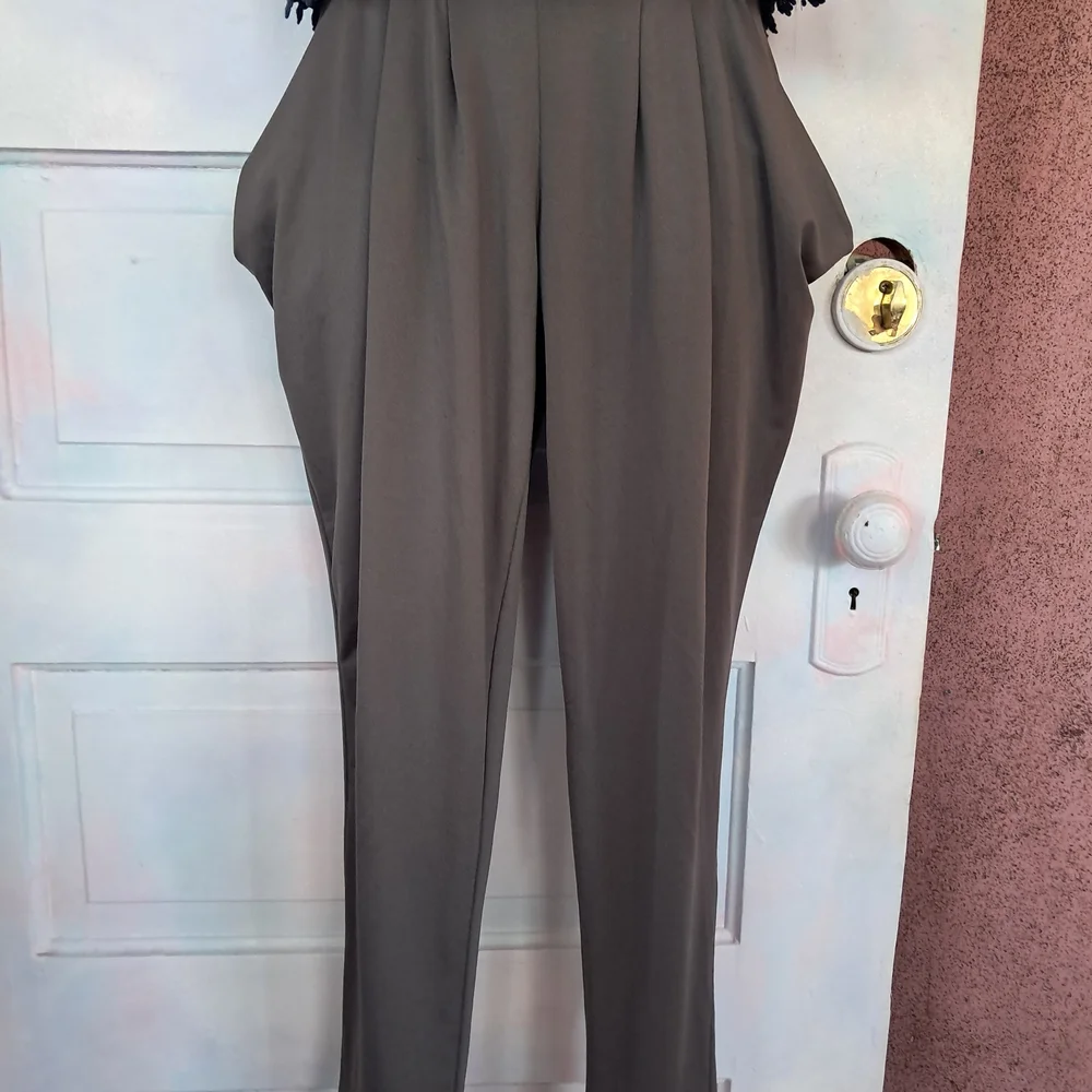 Poetry Charcoal Soft & Flowy Pants! Pockets, So Cute, EUC! - Picture 3 of 9
